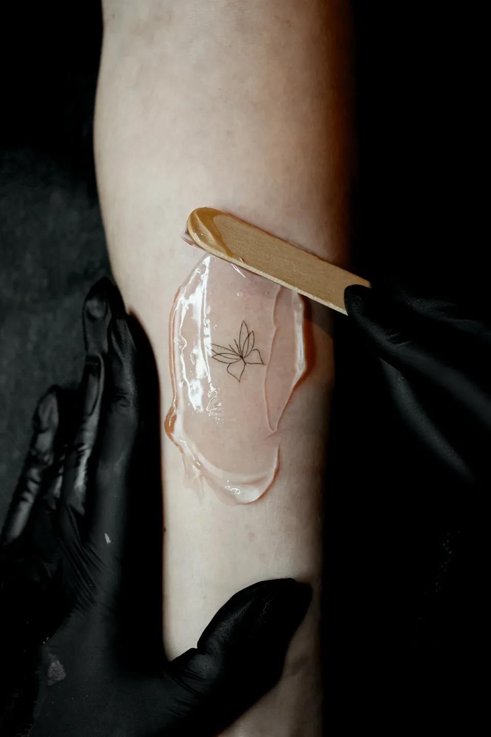 Tatuagem realizada por alunos da Academy.
